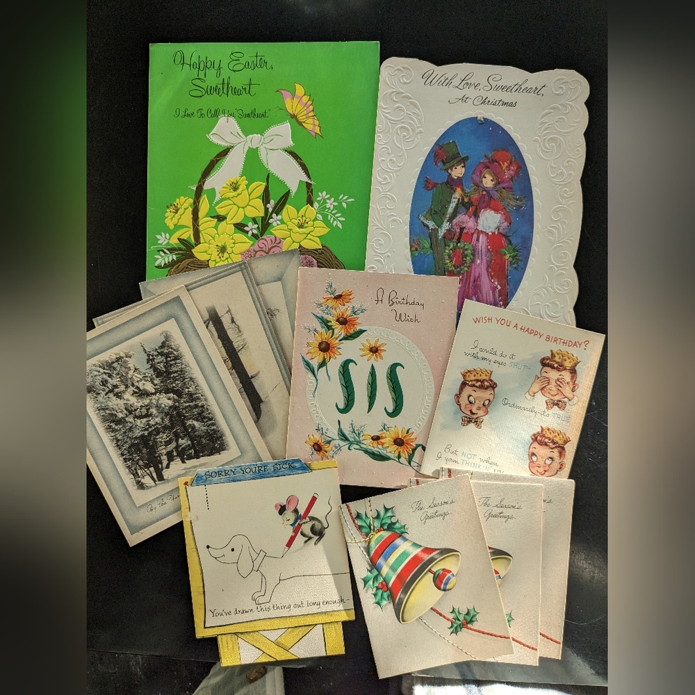Lot of Vintage Greeting Cards